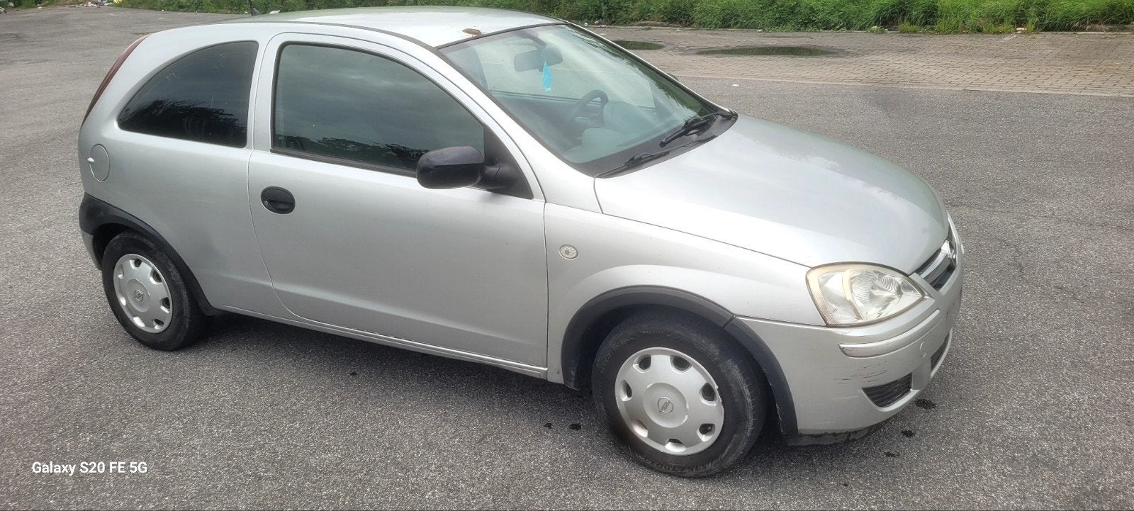 OPEL CORSA 2002+1.2ES+EURO 4+CTOK+DEMANDE D'IMMATRI À 1499EU, Auto's, 1199 cc, USB, Bedrijf, Zilver of Grijs