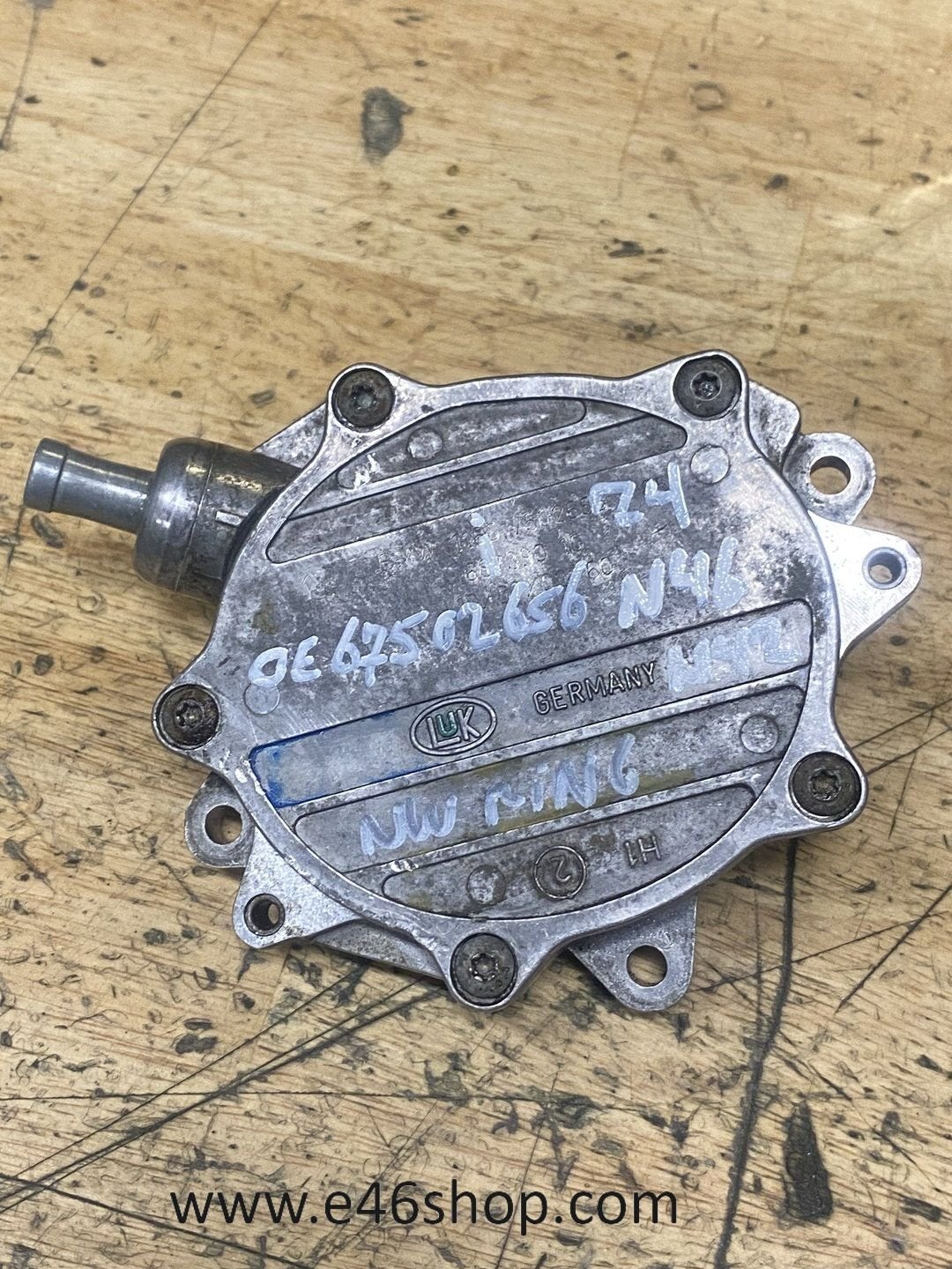 VACUUMKLAP BMW N42 N46 BENZINE MOTOR OE 67502656, -, Origine de la pièce connue, Utilisé, -