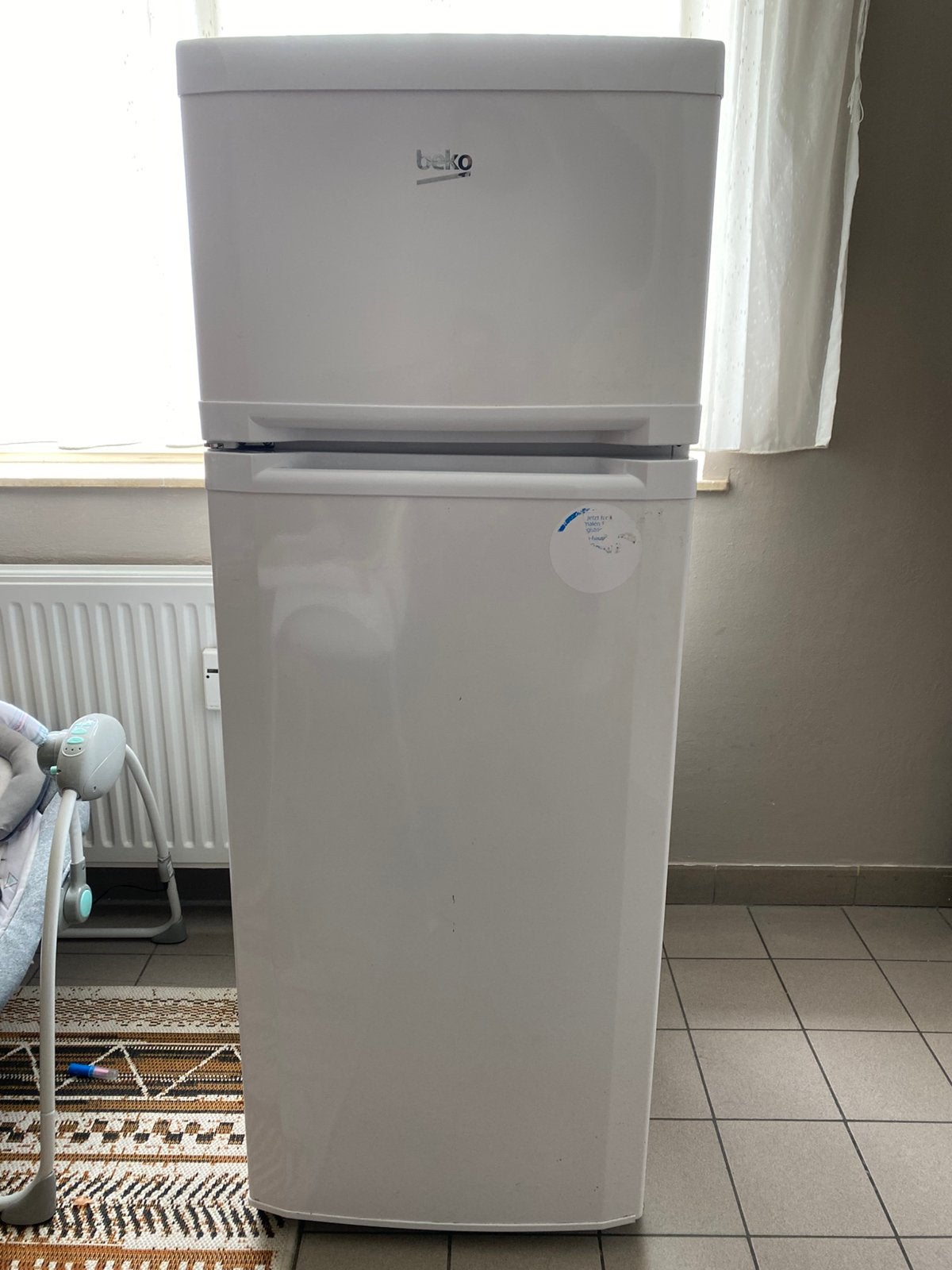 Beko koelkast 145 cm, Elektronische apparatuur, Koelkasten en IJskasten, Ophalen, 150 tot 200 liter, Zo goed als nieuw, 140 tot 160 cm
