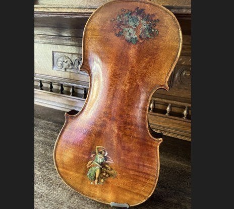 violon 4/4 antique unique, Enlèvement, Utilisé, Violon 4/4, Violon