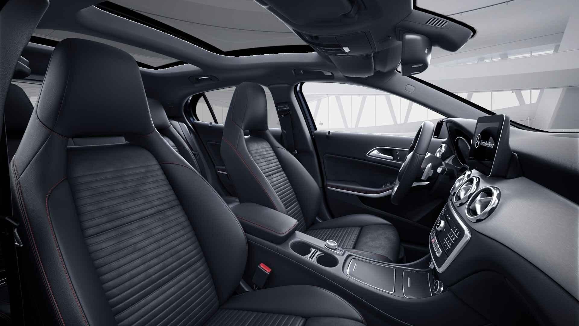 Mercedes-Benz GLA-Klasse 180 AMG Line | Trekhaak | Panoramis, Autos, Achat, Entreprise, Noir, 5 portes
