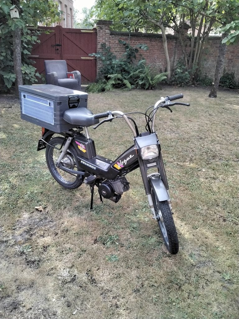 Peugeot bromfietsje 1987 klasse A, Fietsen en Brommers, Klasse A (25 km/u), Zo goed als nieuw, 49 cc, Ophalen of Verzenden