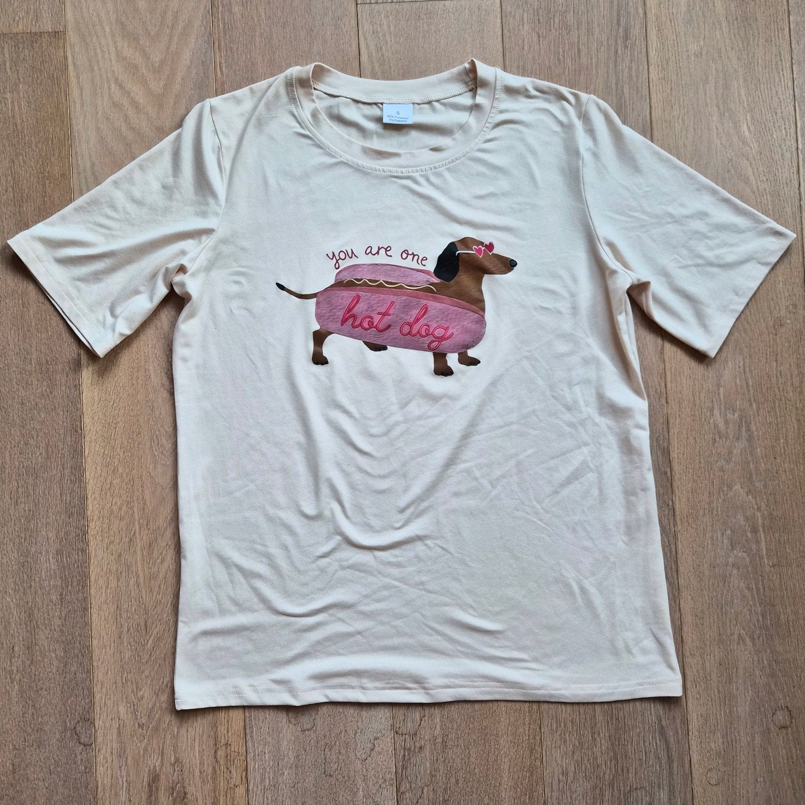 T-shirt met print, maat S, Kleding | Dames, Ophalen of Verzenden, Maat 36 (S)