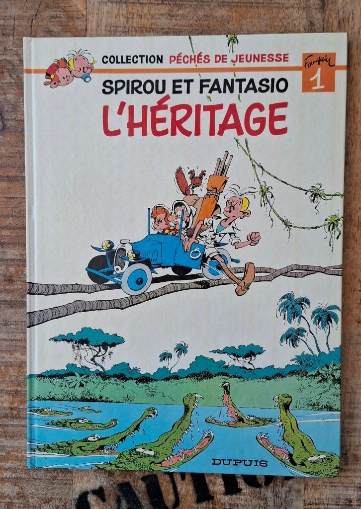 BD SPIROU et FANTASIO #1 L'héritage DUPUIS 1976 FRANQUIN & J, Enlèvement ou Envoi, Une BD, Comme neuf, Franquin & Jidehem