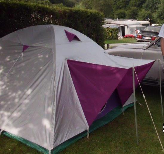 Tent in nylon voor 2 a 3 personen, Caravans en Kamperen, Tenten, Ophalen