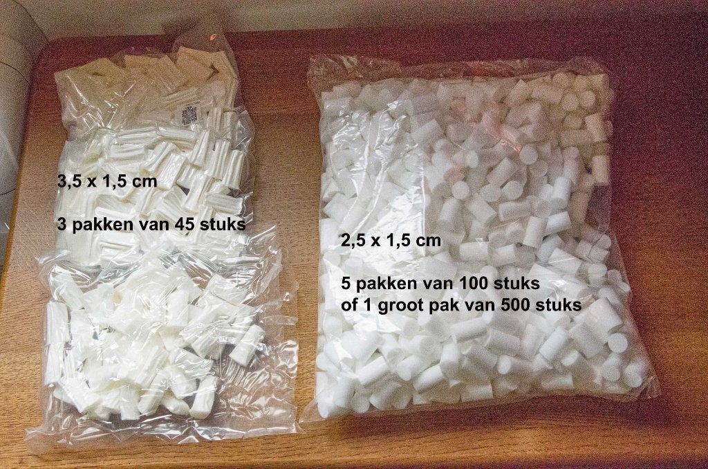 witte filters voor compressor 3,5 x1,5 cm en 2,5 x 1,5 cm, Divers, Divers Autre, Enlèvement ou Envoi, Neuf