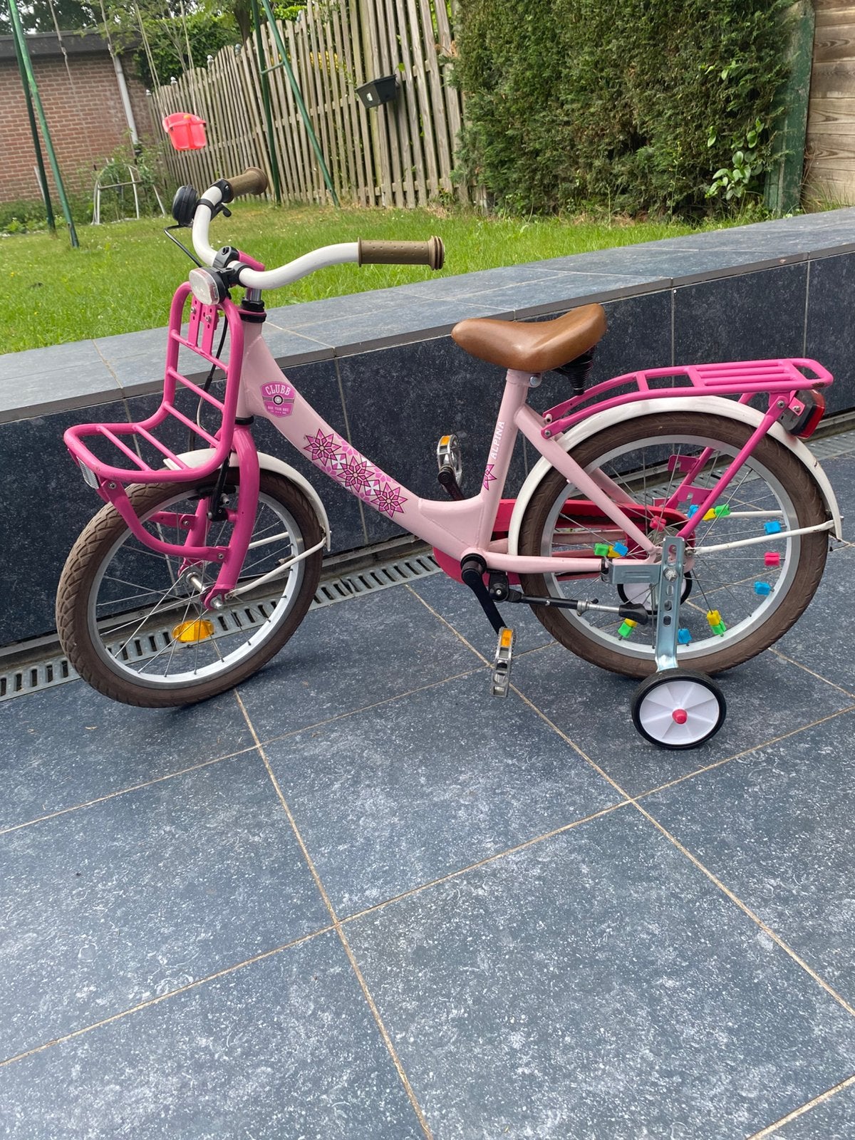 Kinderfiets, Fietsen en Brommers, Fietsen | Meisjes, Ophalen, Zo goed als nieuw, 18 inch