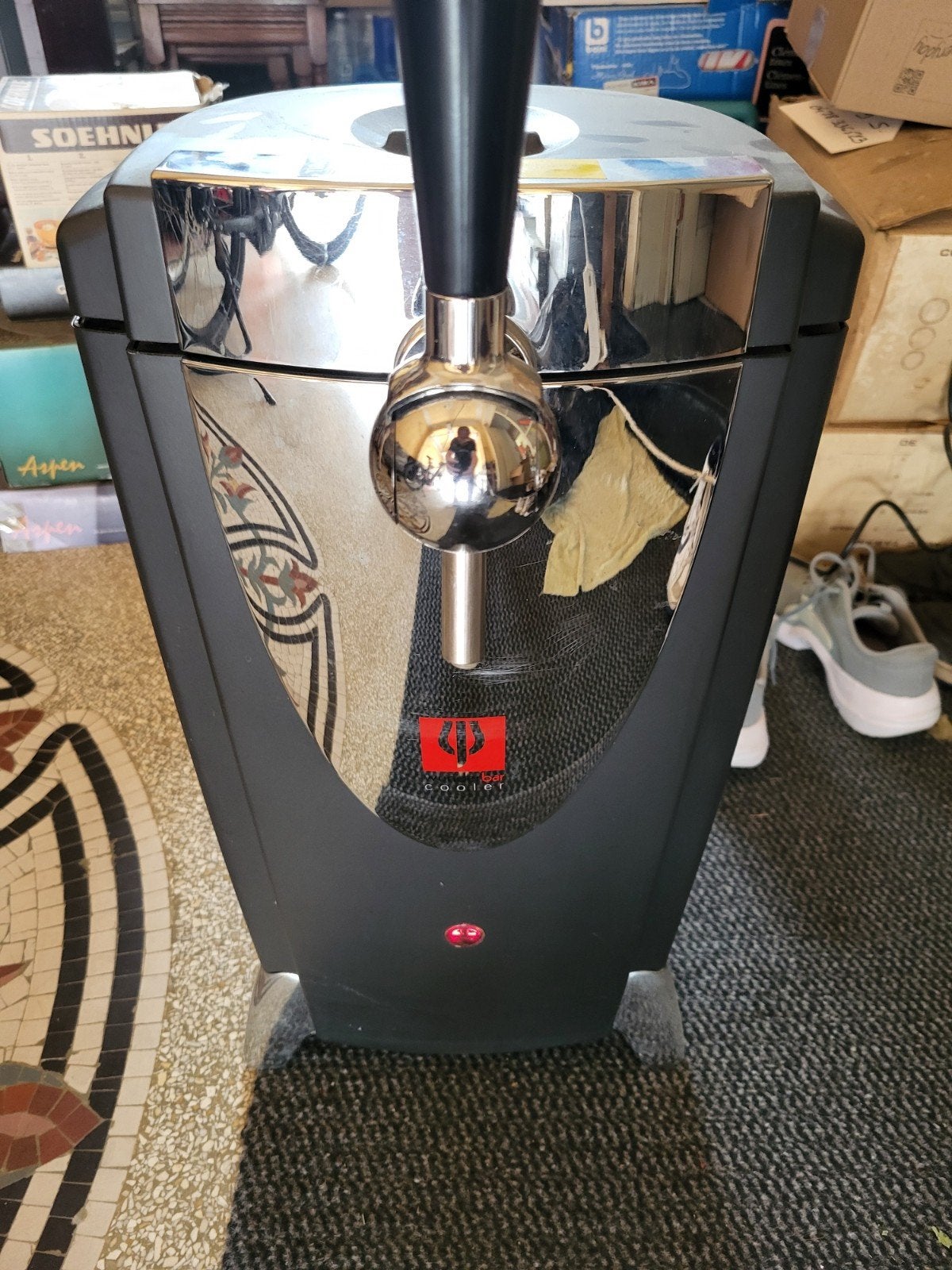 Wunderbar cooler tap, Ophalen, Wunderbar