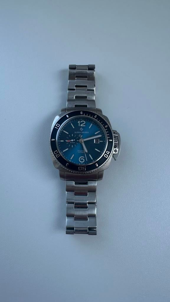 Alpha Sierra Phantom EA-001 automatisch horloge, Handtassen en Accessoires, Horloges | Heren, Zo goed als nieuw, Ophalen