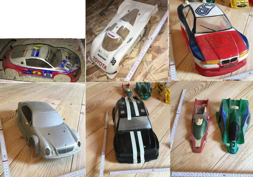 LOT de carrosseries - body - coques: pour RC radiocommandée, Enlèvement ou Envoi, Utilisé, Pièce