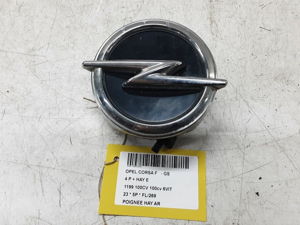 POIGNEE COFFRE / HAYON ARRIERE Opel Corsa F (UB / UH / UP), Opel, Opel Automobile GmbH, Utilisé, Kontakt-opel@opel.com