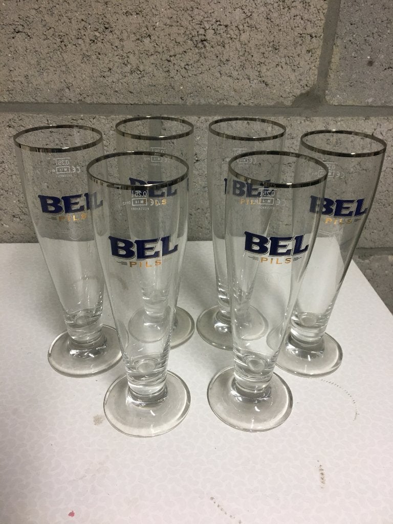 Bell pils, Ophalen of Verzenden, Zo goed als nieuw, Bierglas