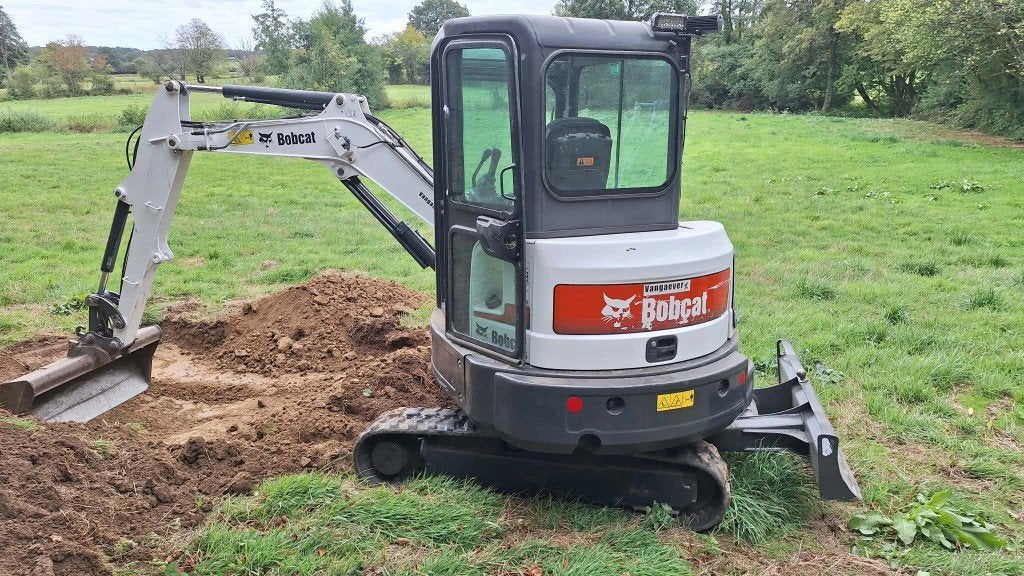 BOBCAT E 32 minigraafmachine, Ophalen, Graafmachine