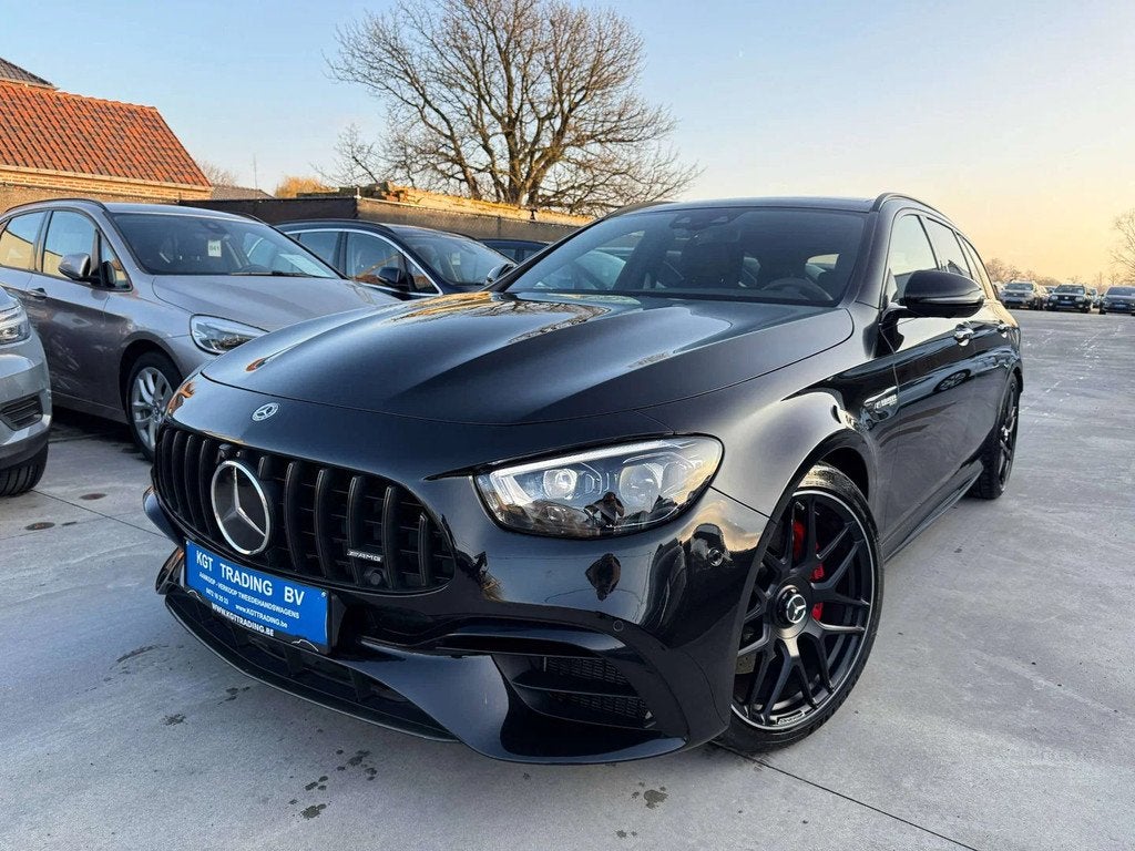 Mercedes-Benz E-Class 63 AMG S 4Matic FULL CARBON BURMESTER, Auto's, Mercedes-Benz, Automaat, Gebruikt, Zwart, Leder