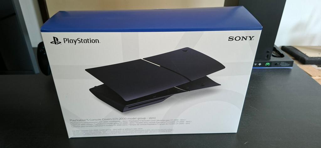 Panelen voor Playstation 5 slim midnight black, Ophalen of Verzenden, Zo goed als nieuw, Playstation 5