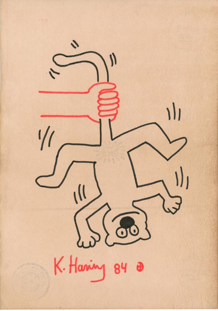 Keith Haring Artwork, Antiquités & Art, Art | Peinture | Moderne, Envoi, Signé, Impression