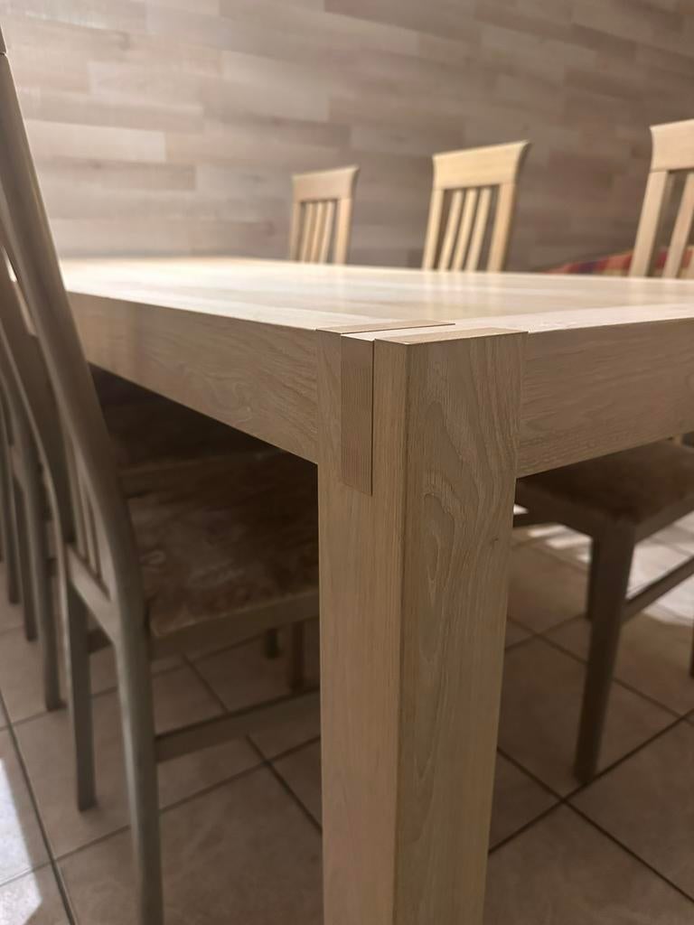 Grote tafel 2m20 x 90, Huis en Inrichting, Tafels | Eettafels, Ophalen, 200 cm of meer, 50 tot 100 cm, Zo goed als nieuw