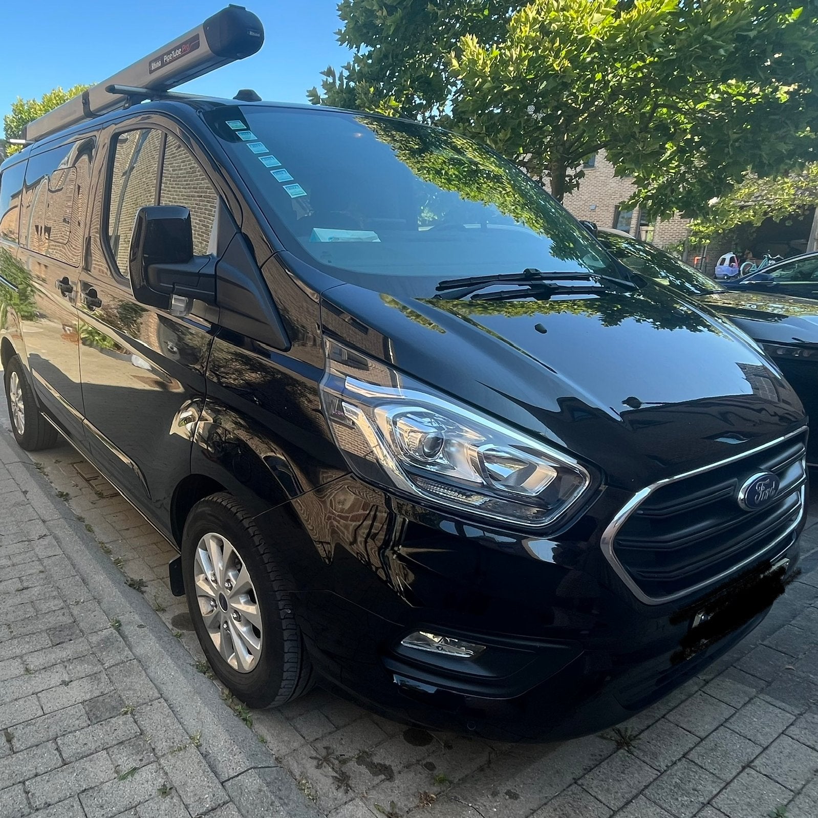 Ford Transit Custom L1H1–2020–Autom–Dubbele Cabine – 46950km, Autos, Ford, Capteur de stationnement, Achat, 95 kW, Diesel