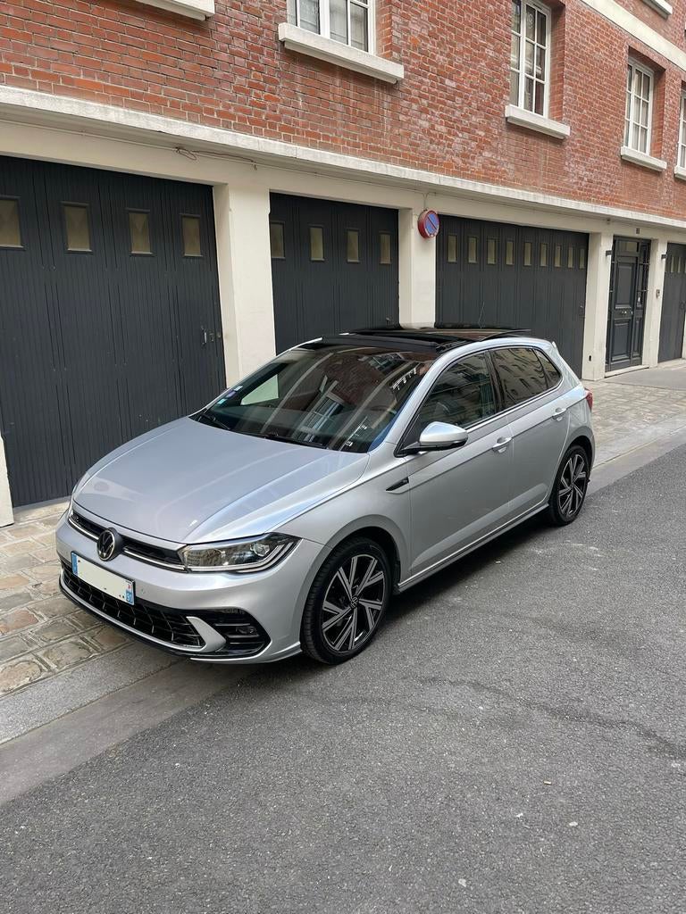 VOLKSWAGEN POLO VI (2) 1.0 TSI 110 R-LINE DSG7, Autos, Argent ou Gris, Achat, Noir, 5 portes