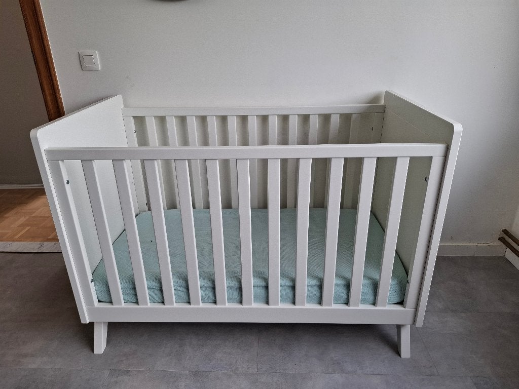 Babybed Bopita Model Anne, incl Aerosleep matras (Evolution), Kinderen en Baby's, Ophalen, Gebruikt, Ledikant
