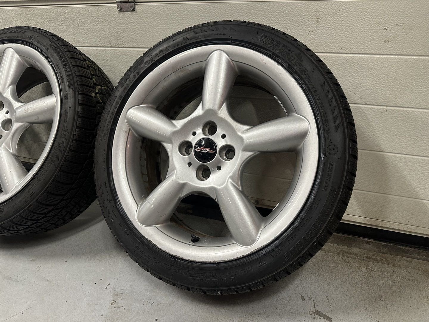 17inch Originele Mini JCW Velgen! A merk winterband! 4x100, Pneus et Jantes, Pneus hiver, Véhicule de tourisme, -