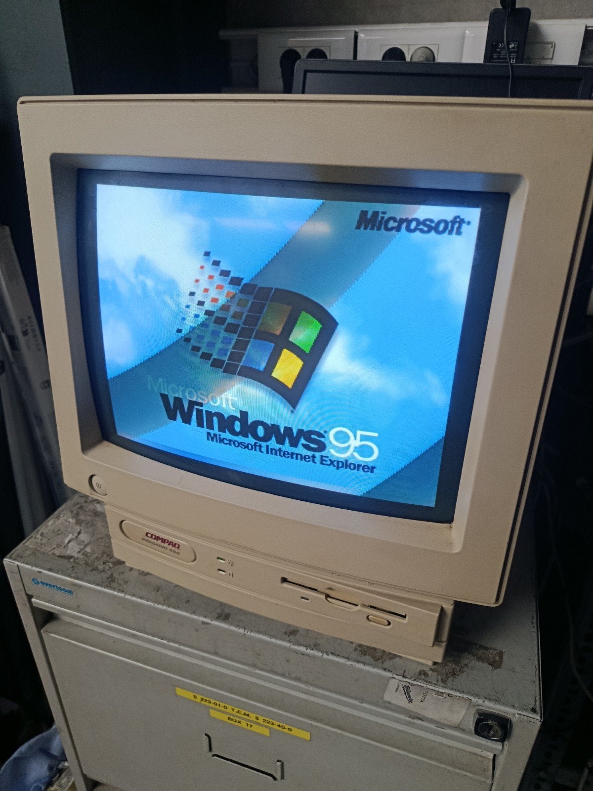 compaq presario 460 486 cpu met windows 95 en soundblaster, Informatique & Logiciels, Ordinateurs Vintage, Enlèvement