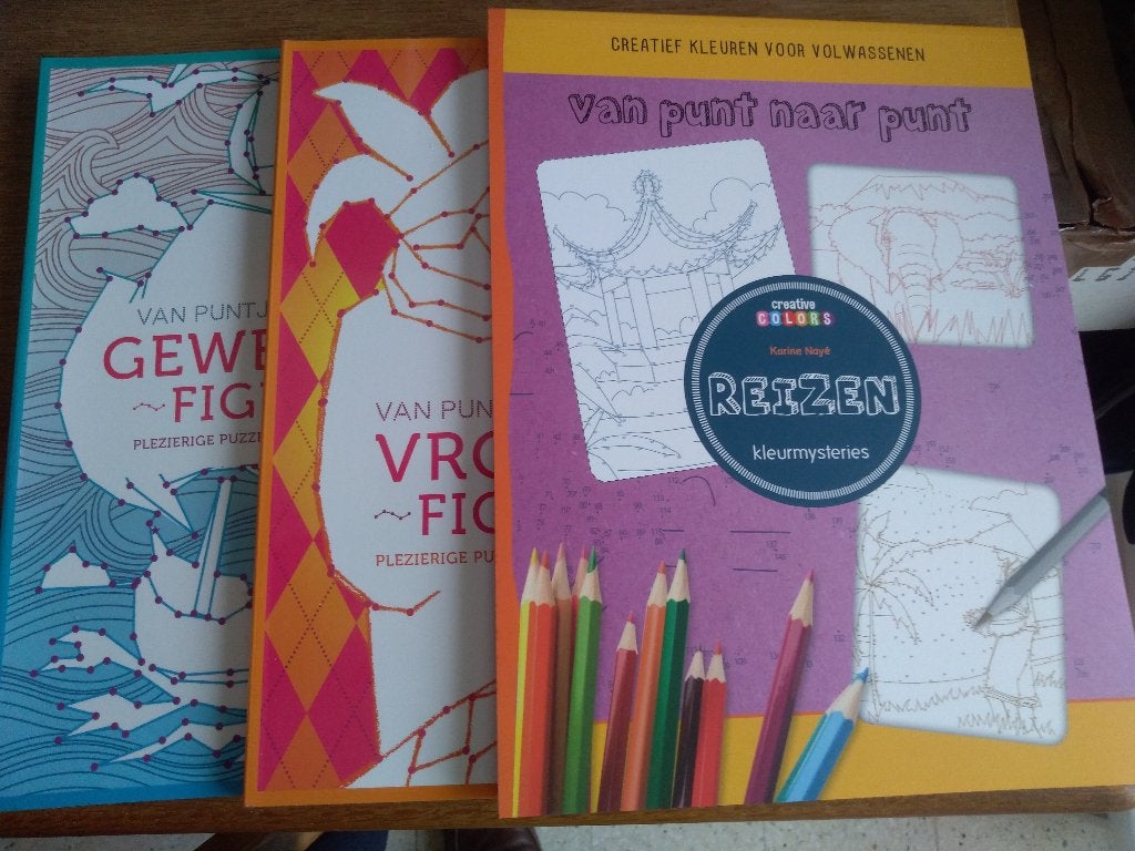 7  boeken  "Van Punt  naar  Punt ", Livres, Loisirs & Temps libre, Enlèvement, Neuf