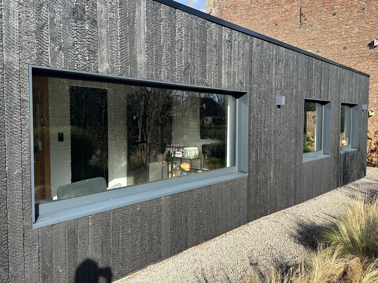 3 vaste ramen reynaerts antracier, Enlèvement, Utilisé, Aluminium, Autres types