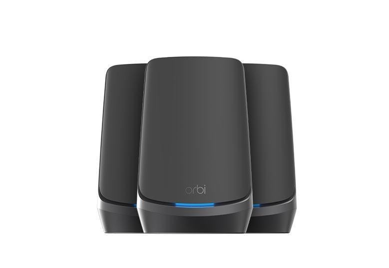 Netgear Orbi RBKE963 - Mesh WiFi - AXE11000 - 3-Pack - Zwart, Computers en Software, Verzenden, Refurbished, NETGEAR