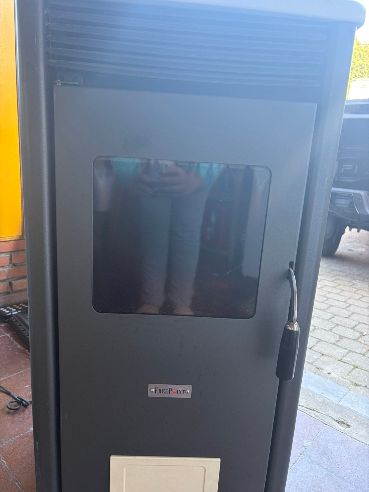 Perfect werkende palletkachel, Huis en Inrichting, Ophalen, Zo goed als nieuw