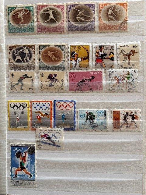Postzegels Olympische spelen, Postzegels en Munten, Ophalen of Verzenden, Sport