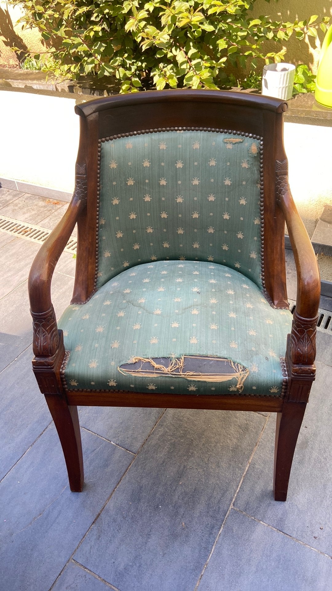 Carcasse de fauteuil à retapisser, Moins de 75 cm, Empire, Enlèvement, Utilisé