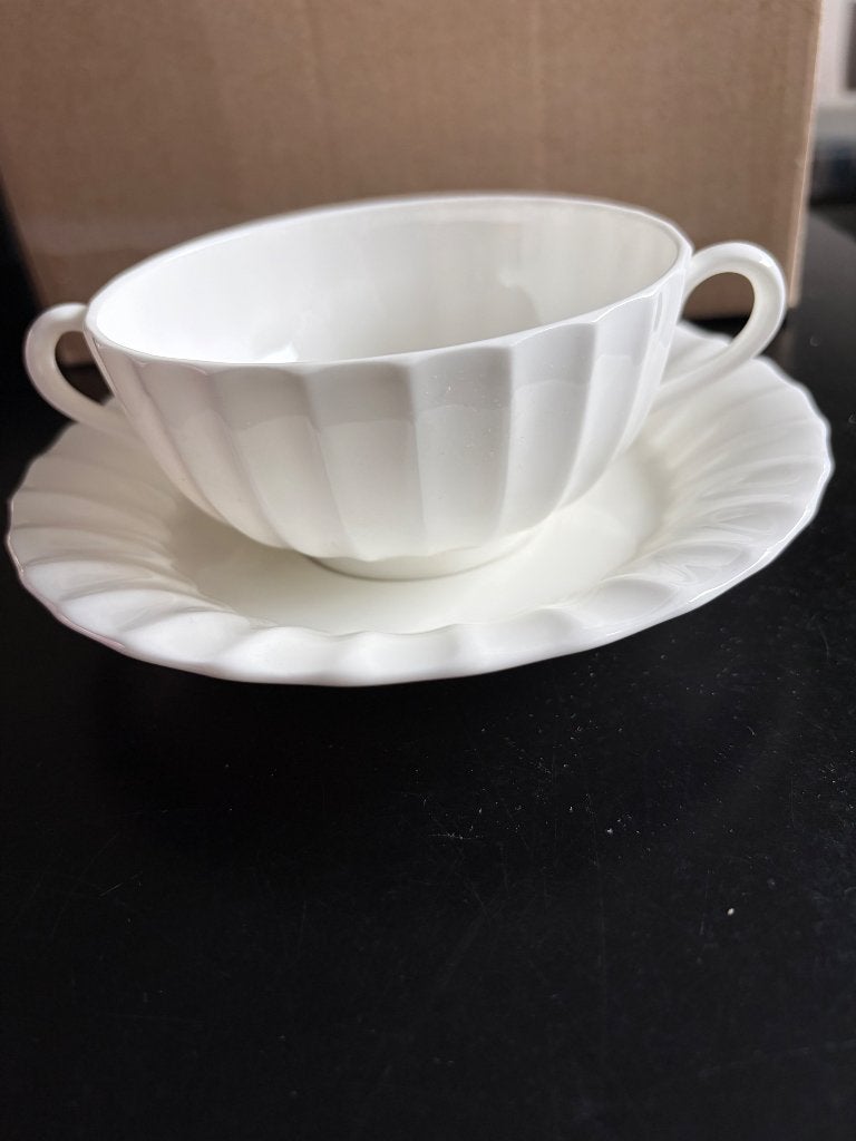worcester fine bone china 6 X, Antiek en Kunst, Ophalen