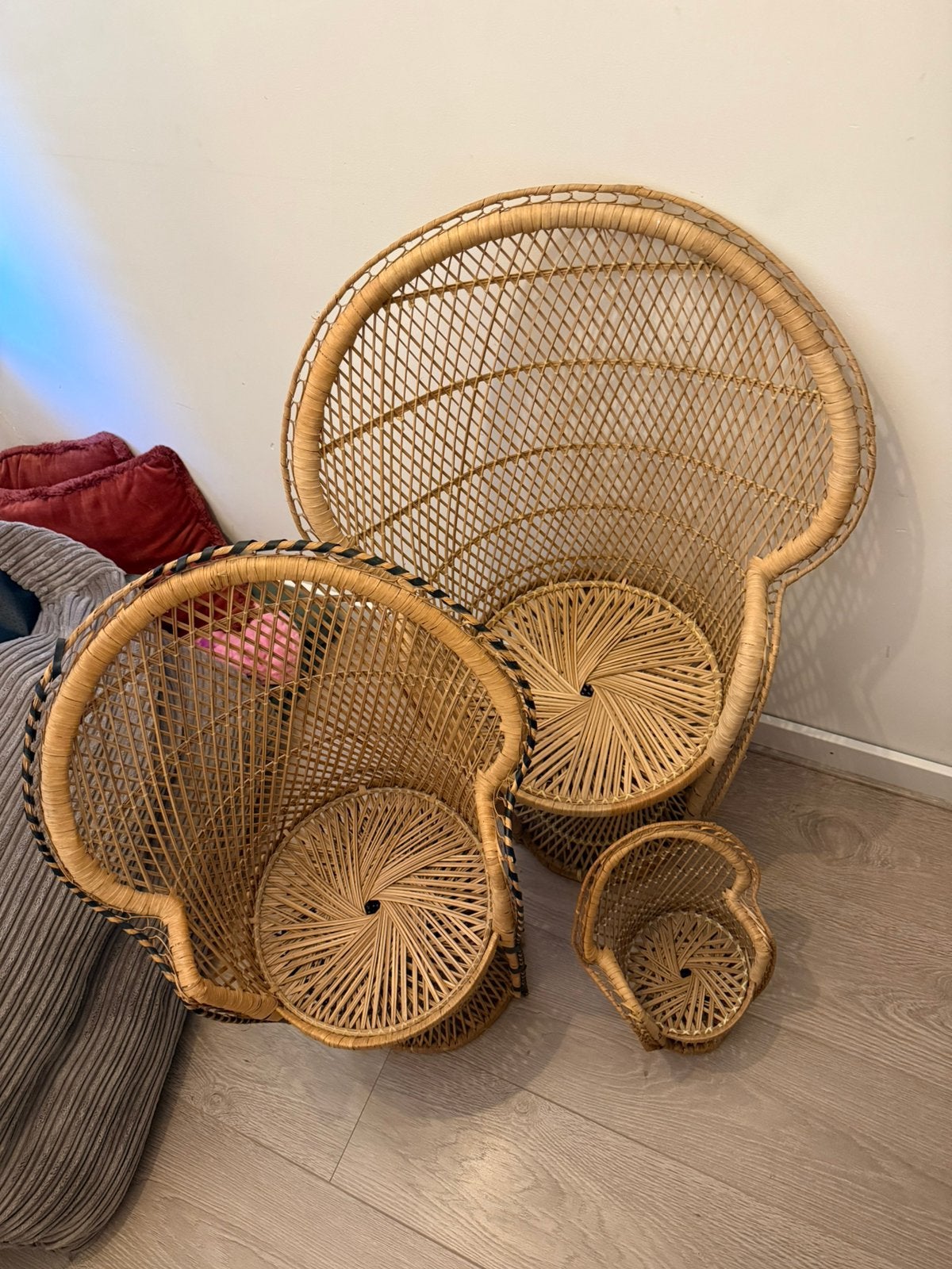 Rotan set, Kinderen en Baby's, Ophalen, Zo goed als nieuw