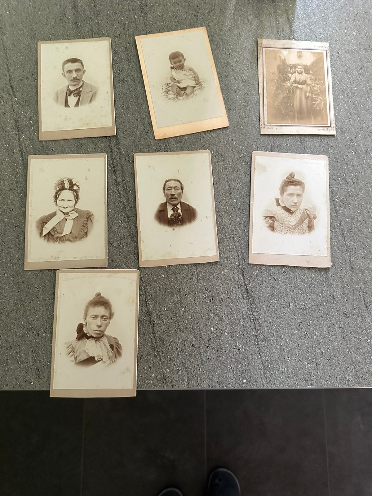 Oude portretfoto, Verzamelen, Bidprentjes en Rouwkaarten, Ophalen