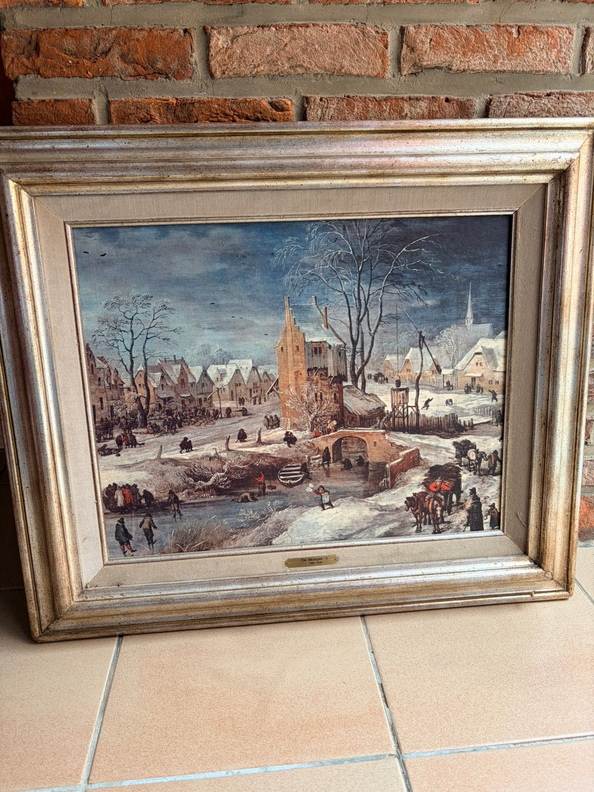 Tableau reproduction village en hiver de Jos de Momper, Ophalen