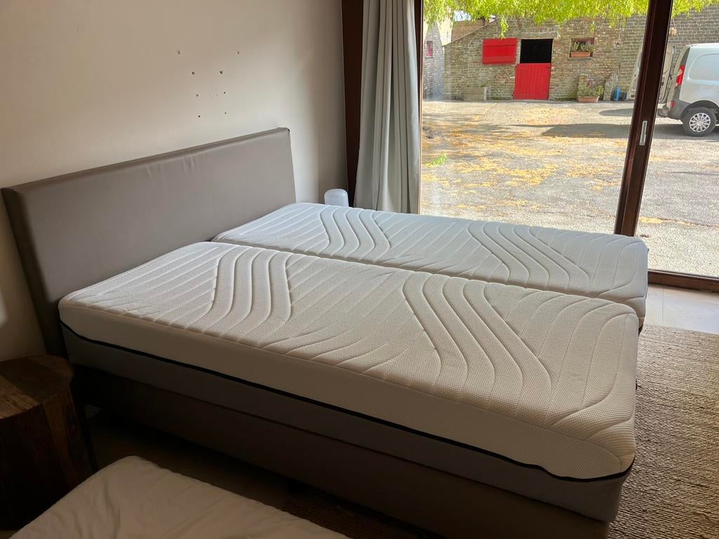 Matras Coolquilt Tempur Pro Plus, Neuf, Gris, Enlèvement ou Envoi, Une personne