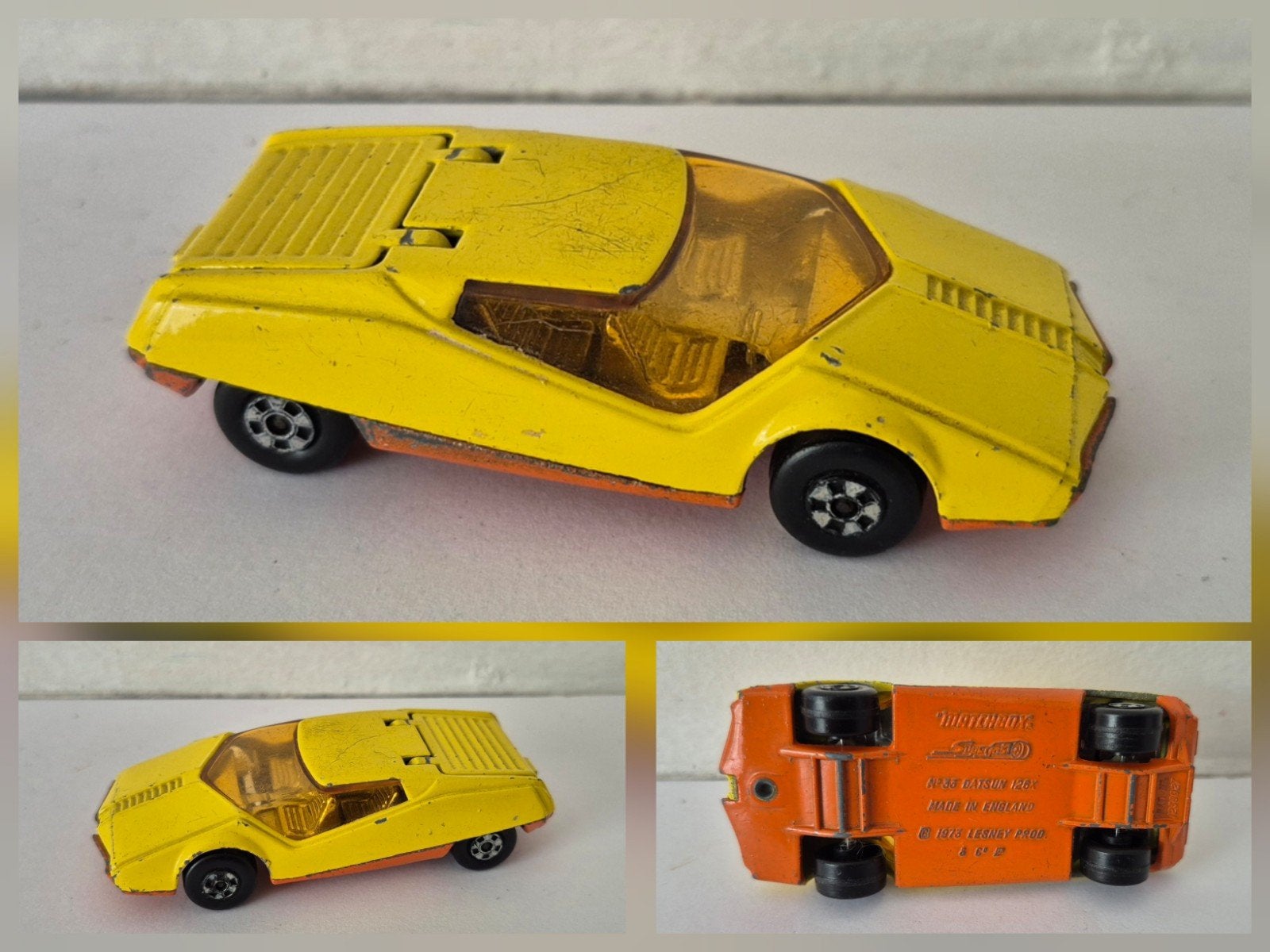 Matchbox SF 33-B 1973 Datsun 126X, Enlèvement ou Envoi, Utilisé, Voiture