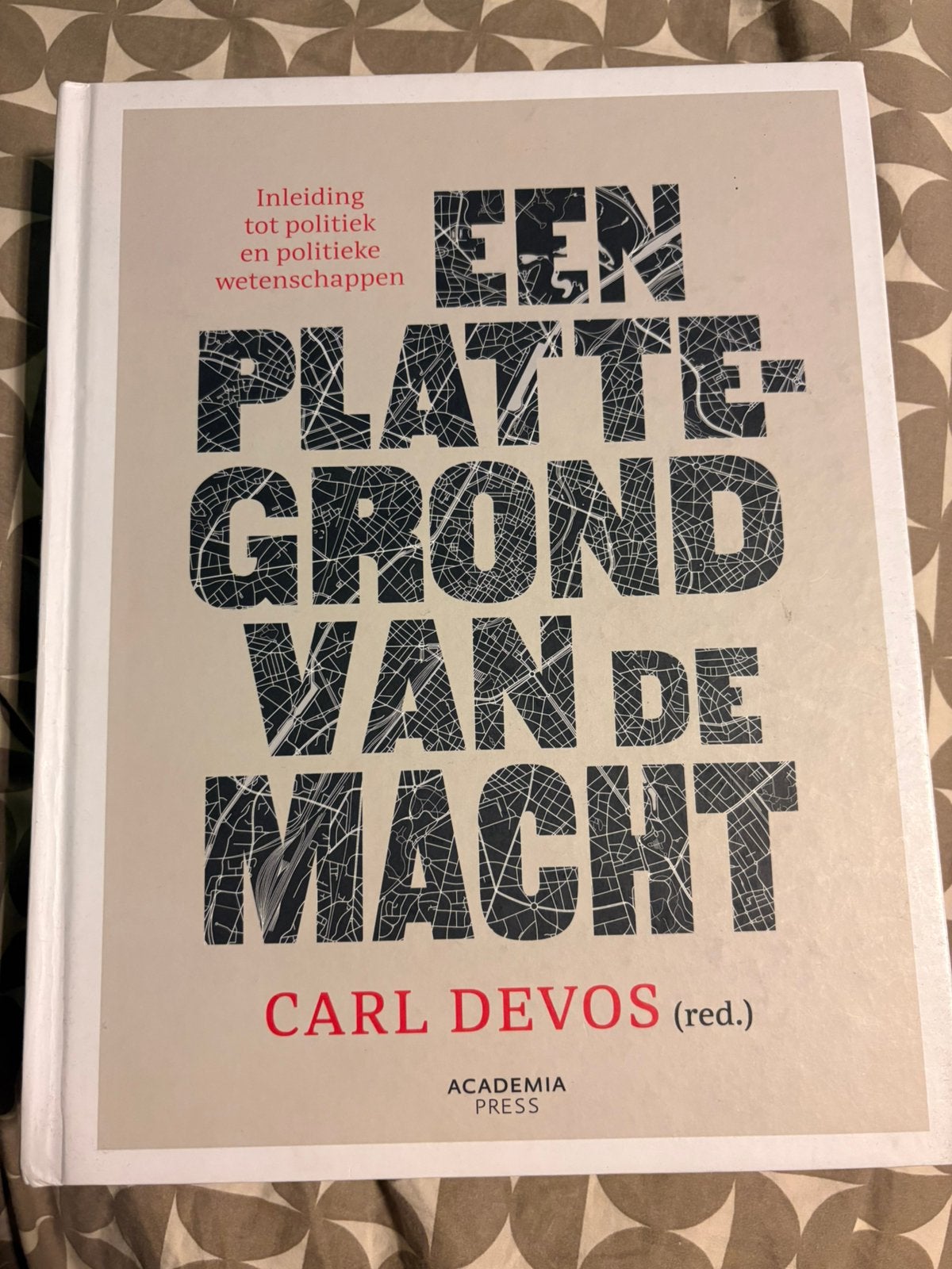 Een Plattegrond van de macht Politicologie, Enlèvement, Comme neuf