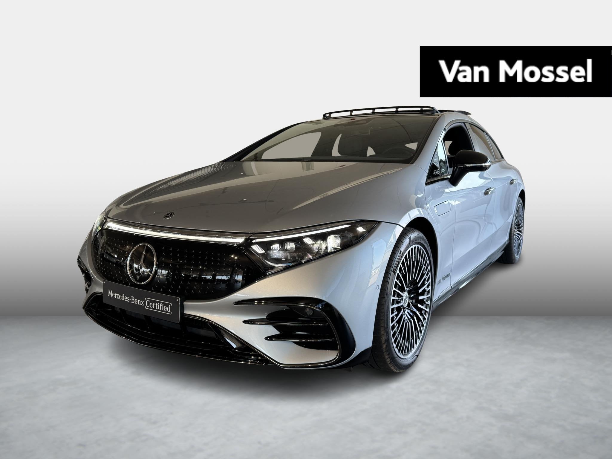 Mercedes-Benz EQS 450+ AMG Line + PANORAMISCH DAK + AIRMATIC, Automaat, Gebruikt, 333 pk, 5 zetels