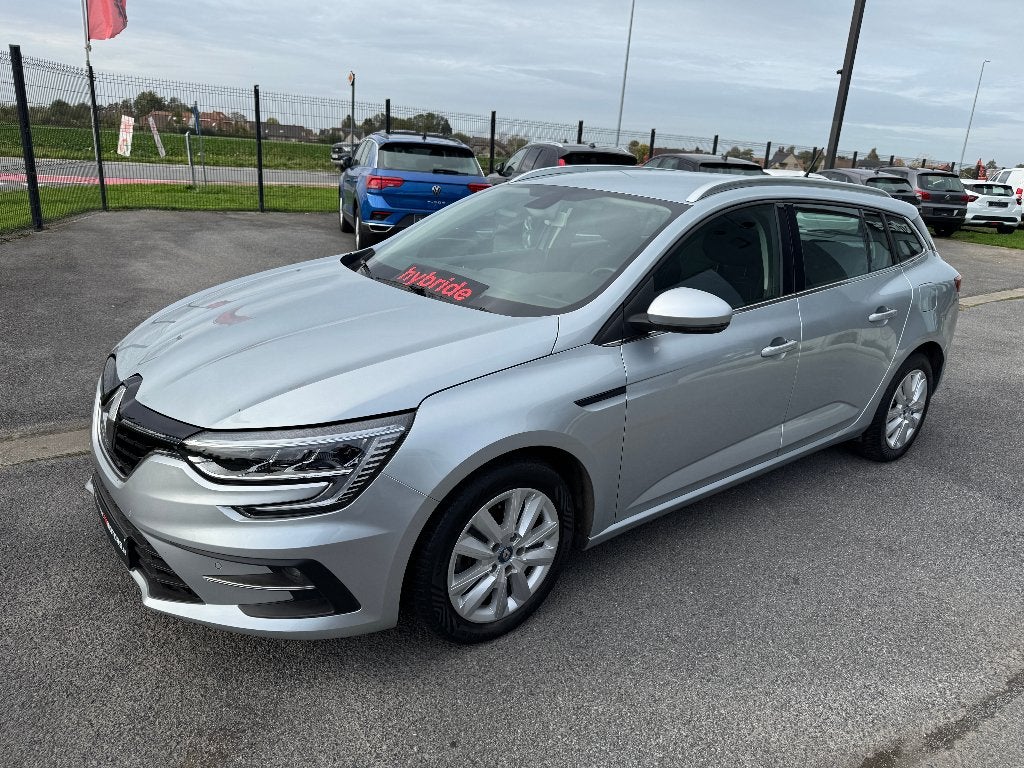 Renault Megane break 1.6 E tech plug in hybride 1st eig boek, Autos, Ordinateur de bord, Argent ou Gris, Achat, Entreprise