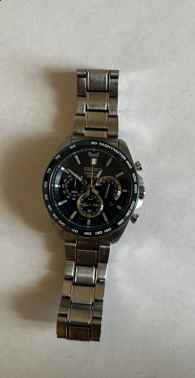 Seiko horloge, Bijoux, Sacs & Beauté, Montres | Hommes, Montre-bracelet, Seiko, Acier, Enlèvement