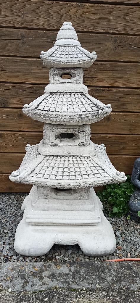 pagode in beton 5-delig, Tuin en Terras, Tuinbeelden, Ophalen, Nieuw, Beton, Overige typen