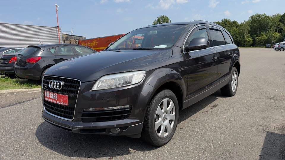 Audi Q7 3.0 TDI DPF quattro tiptronic gekeurd CARPASS, Auto's, Automaat, Beige, Zwart, Leder