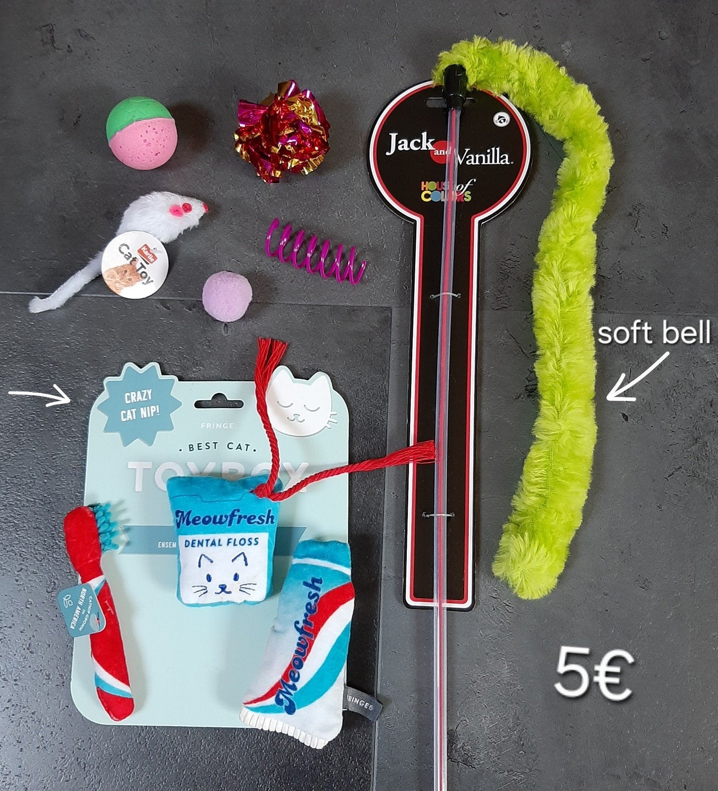 Kattenspeelgoed set, Dieren en Toebehoren, Kattenspeelgoed, Ophalen of Verzenden, Nieuw