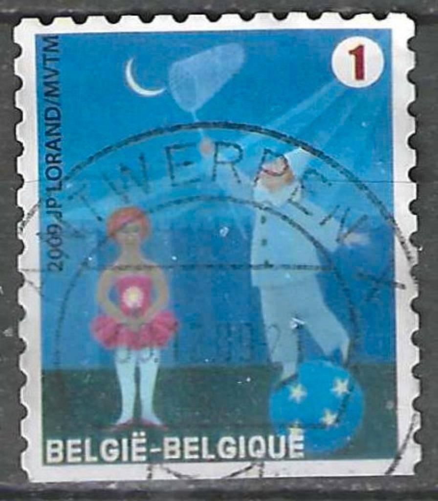Belgie 2009 - Yvert 3915 /OBP 3934 - Het circus (ST), Verzenden, Gestempeld, Gestempeld