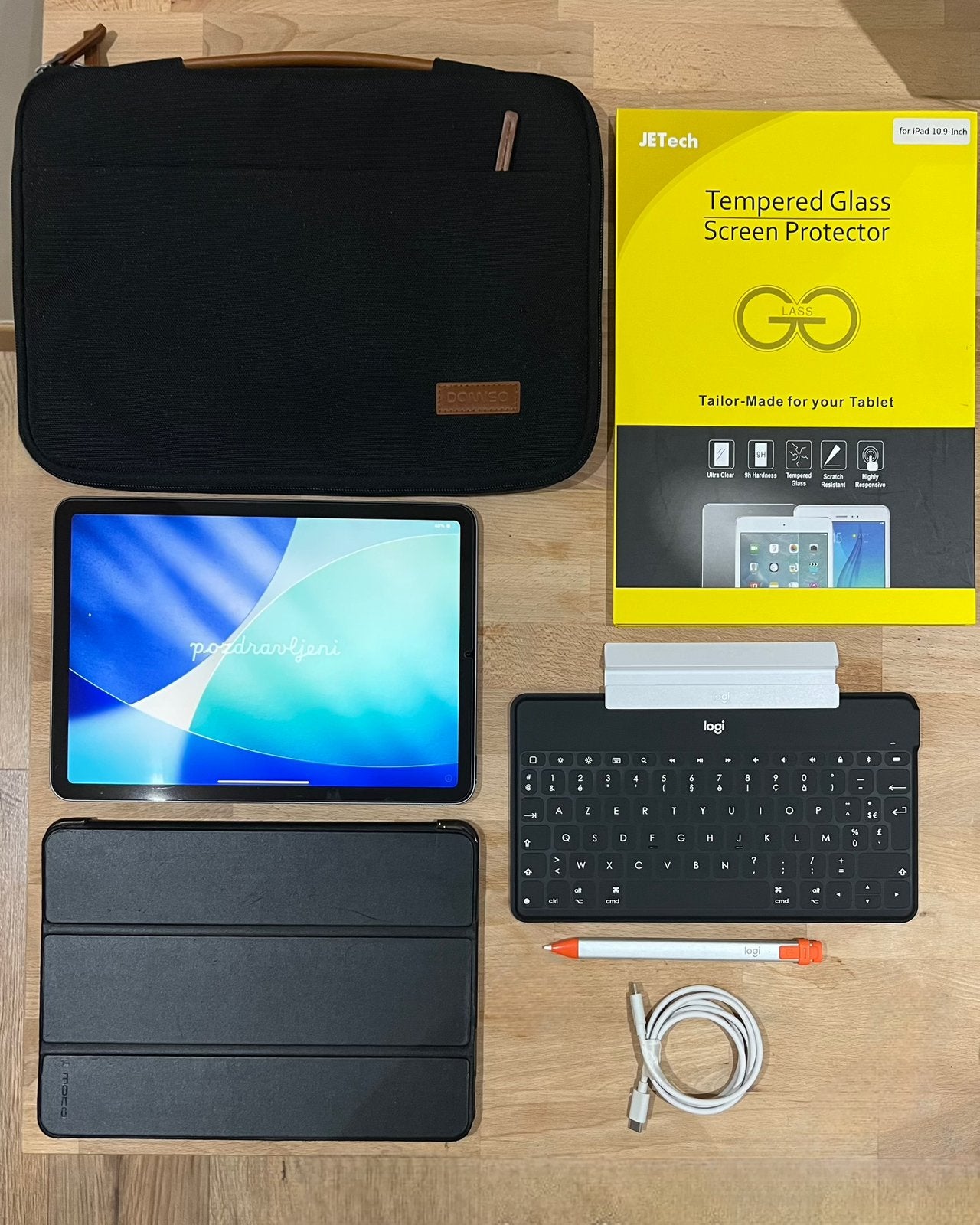 Apple iPad Air 4 64 Go Wi-Fi + accessoires, Informatique & Logiciels, Apple iPad Tablettes, Gris, Enlèvement ou Envoi, Apple iPad