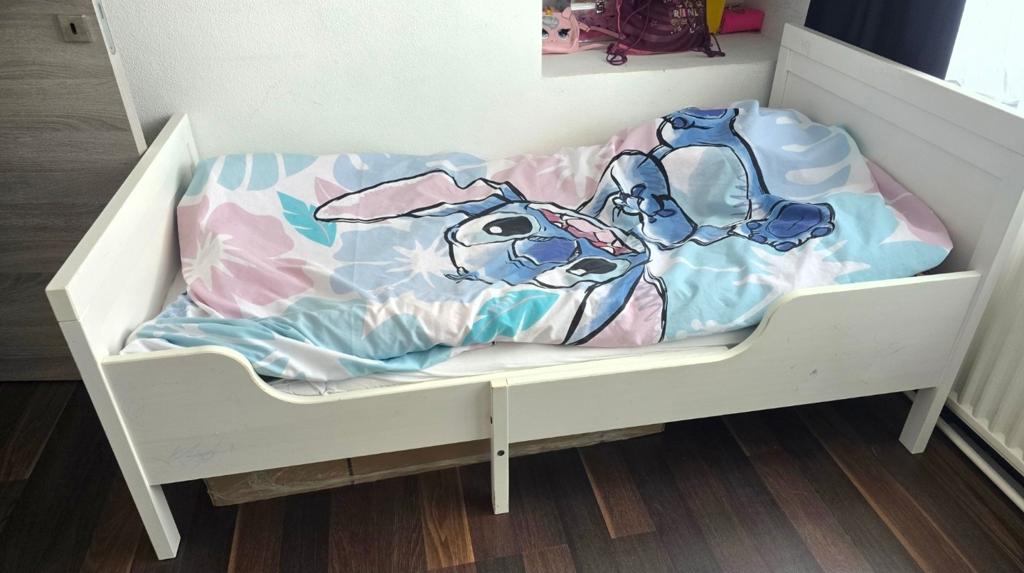 Lit évolutif + matelas + sommier, Enfants & Bébés, Enlèvement, Comme neuf, Matelas
