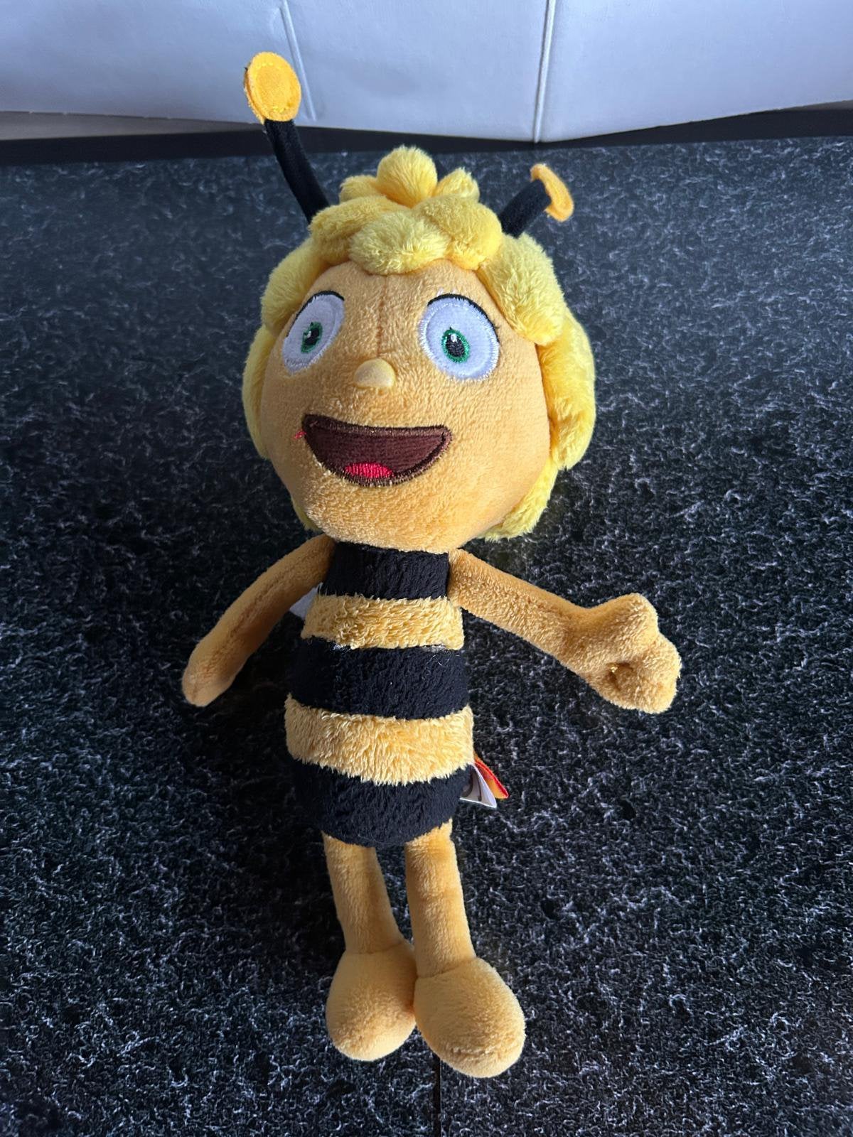 KNUFFEL MAYA DE BIJ 26 cm ZO GOED ALS  NIEUW, Kinderen en Baby's, Speelgoed | Knuffels en Pluche, Ophalen of Verzenden, Zo goed als nieuw