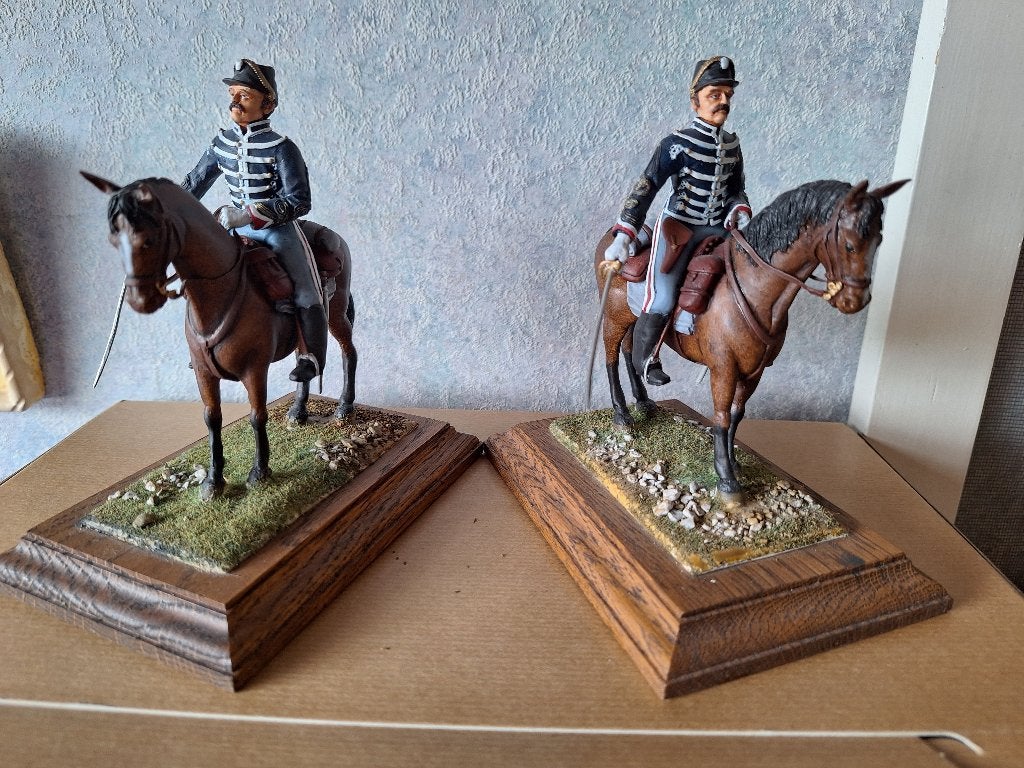 Figurines cavaliers du 4e chasseurs à cheval, Collections, Enlèvement, Neuf, Autres types